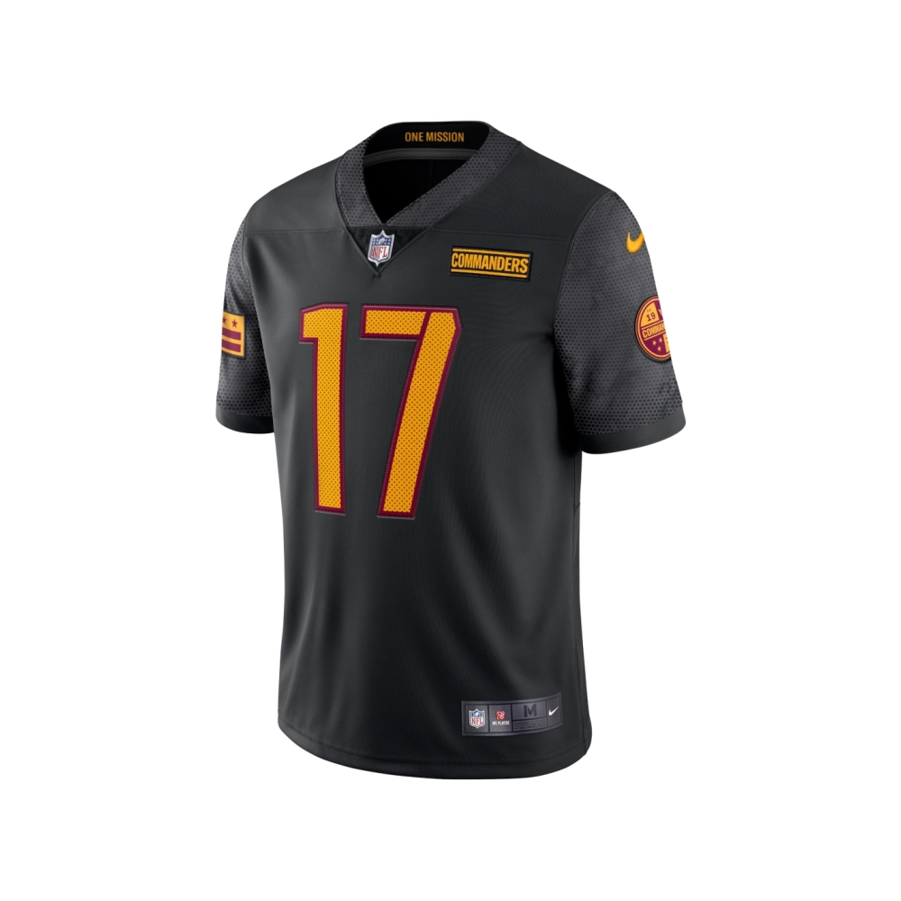 Mens Washington Commanders Terry McLaurin Black Alternate Vapor Limited Jersey
