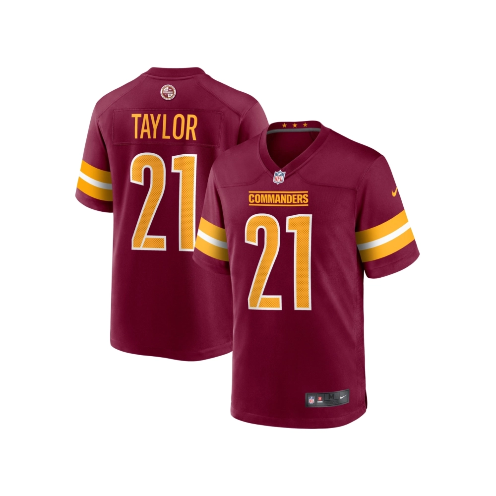Mens Washington Commanders Sean Taylor Burgundy Player Game Jersey