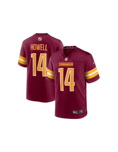 Mens Washington Commanders Sam Howell Burgundy Player Game Jersey