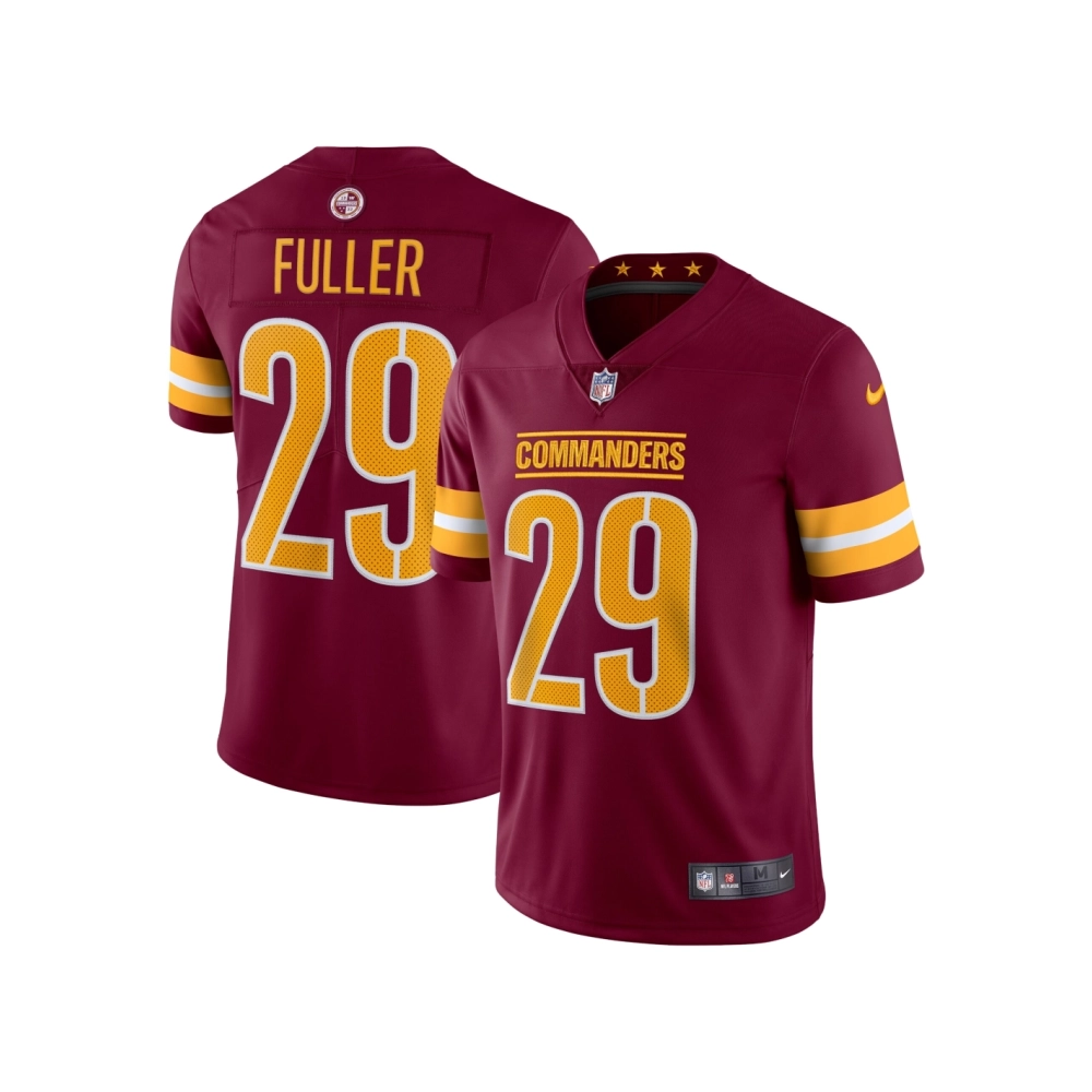 Mens Washington Commanders Kendall Fuller Burgundy Vapor Limited Jersey