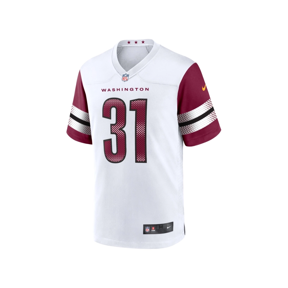 Mens Washington Commanders Kamren Curl White Game Jersey