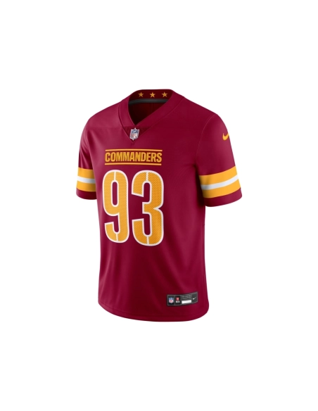 Mens Washington Commanders Jonathan Allen Burgundy Vapor Untouchable Limited Jersey