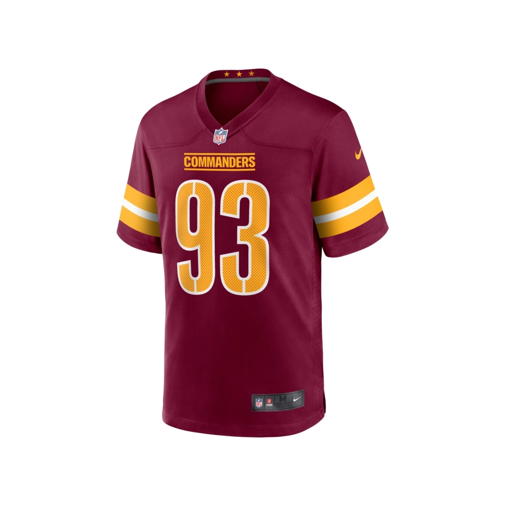 Mens Washington Commanders Jonathan Allen Burgundy Player Game Jersey