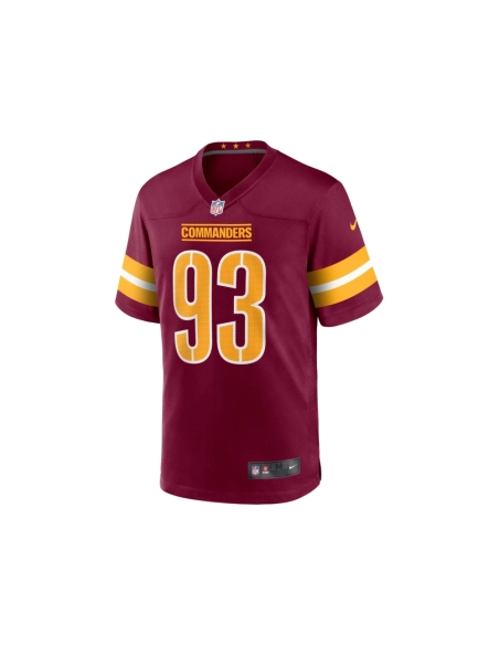 Mens Washington Commanders Jonathan Allen Burgundy Player Game Jersey