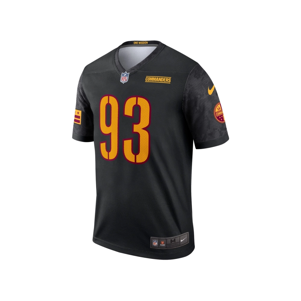 Mens Washington Commanders Jonathan Allen Black Alternate Legend Jersey