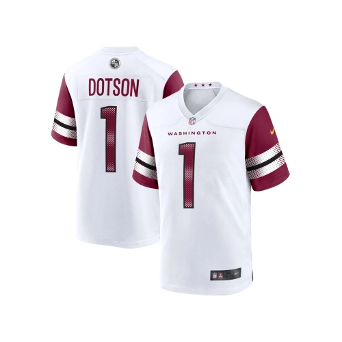 Mens Washington Commanders Jahan Dotson White Game Player Jersey