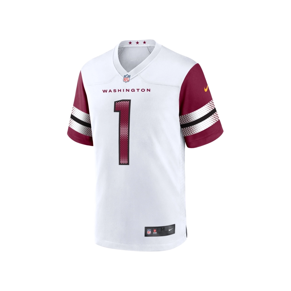 Mens Washington Commanders Jahan Dotson White Game Player Jersey