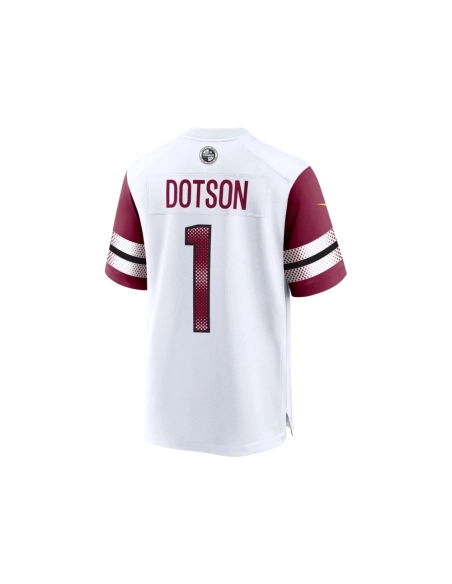 Mens Washington Commanders Jahan Dotson White Game Player Jersey