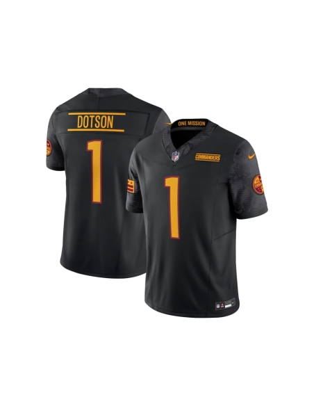 Mens Washington Commanders Jahan Dotson Black Alternate Vapor F.U.S.E. Limited Jersey