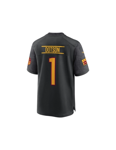 Mens Washington Commanders Jahan Dotson Black Alternate Game Jersey