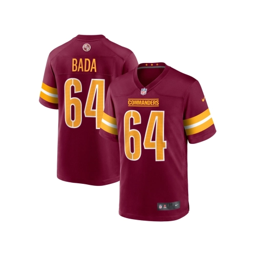 Mens Washington Commanders David Bada Burgundy Game Jersey