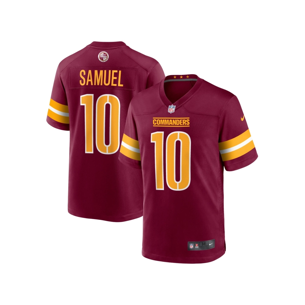 Mens Washington Commanders Curtis Samuel Burgundy Game Jersey