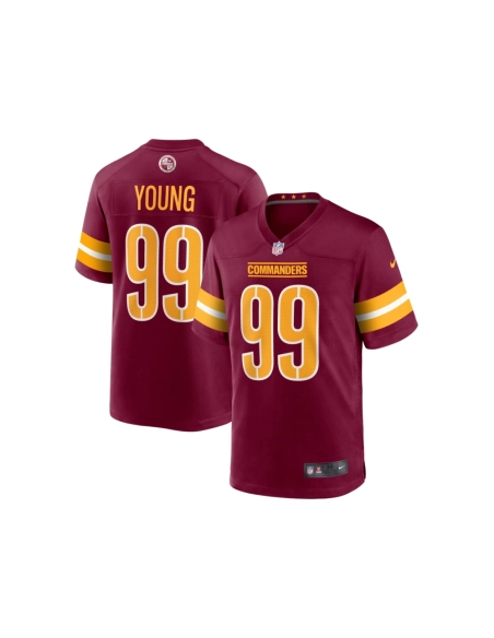 Mens Washington Commanders Chase Young Burgundy Game Jersey