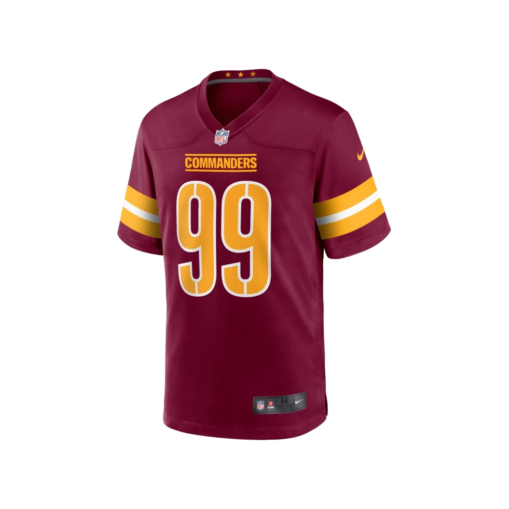 Mens Washington Commanders Chase Young Burgundy Game Jersey