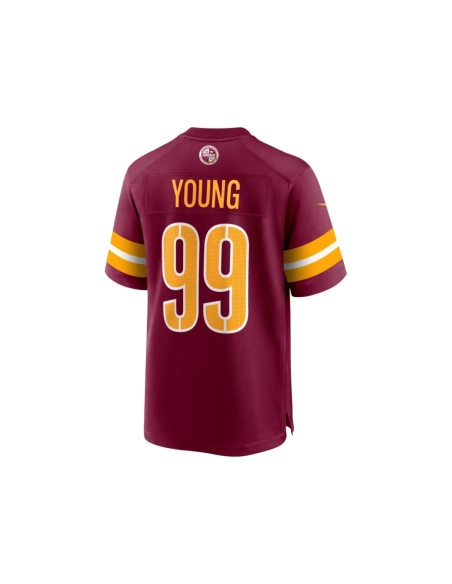 Mens Washington Commanders Chase Young Burgundy Game Jersey