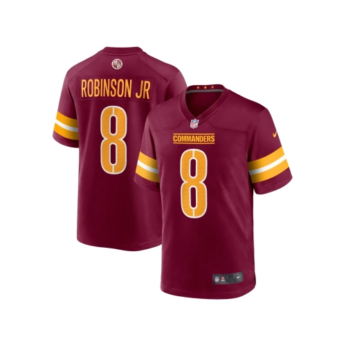 Mens Washington Commanders Brian Robinson Burgundy Player Game Jersey