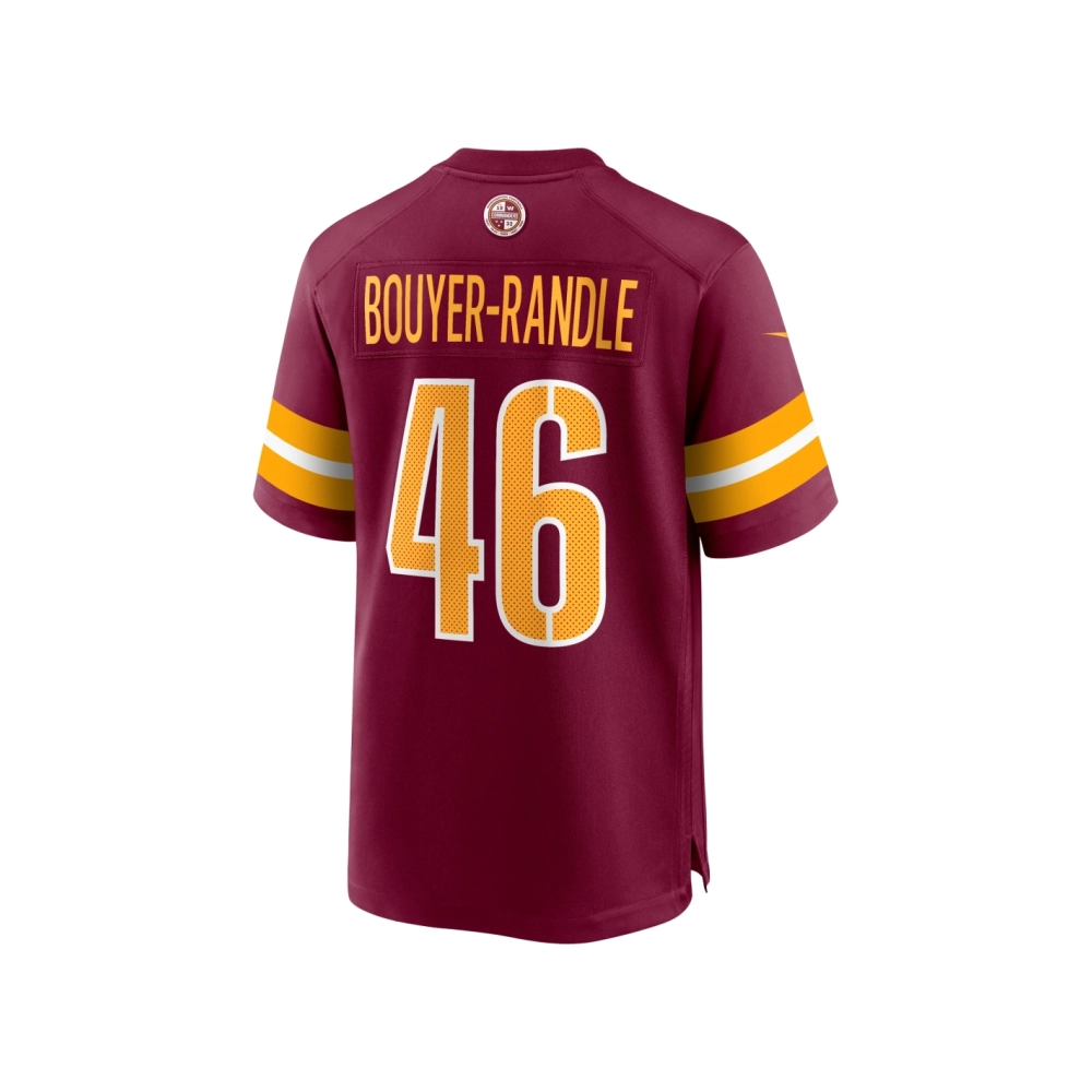 Mens Washington Commanders Brandon Bouyer-Randle Burgundy Game Jersey