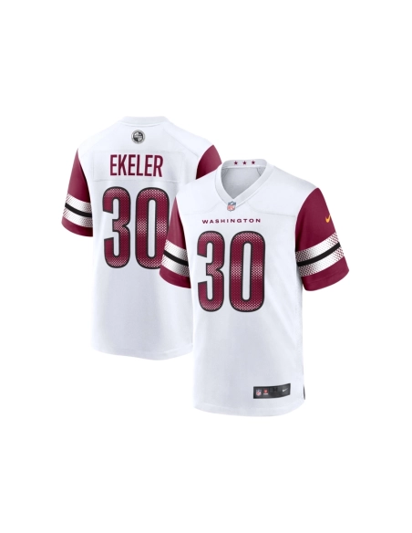 Mens Washington Commanders Austin Ekeler White Game Jersey