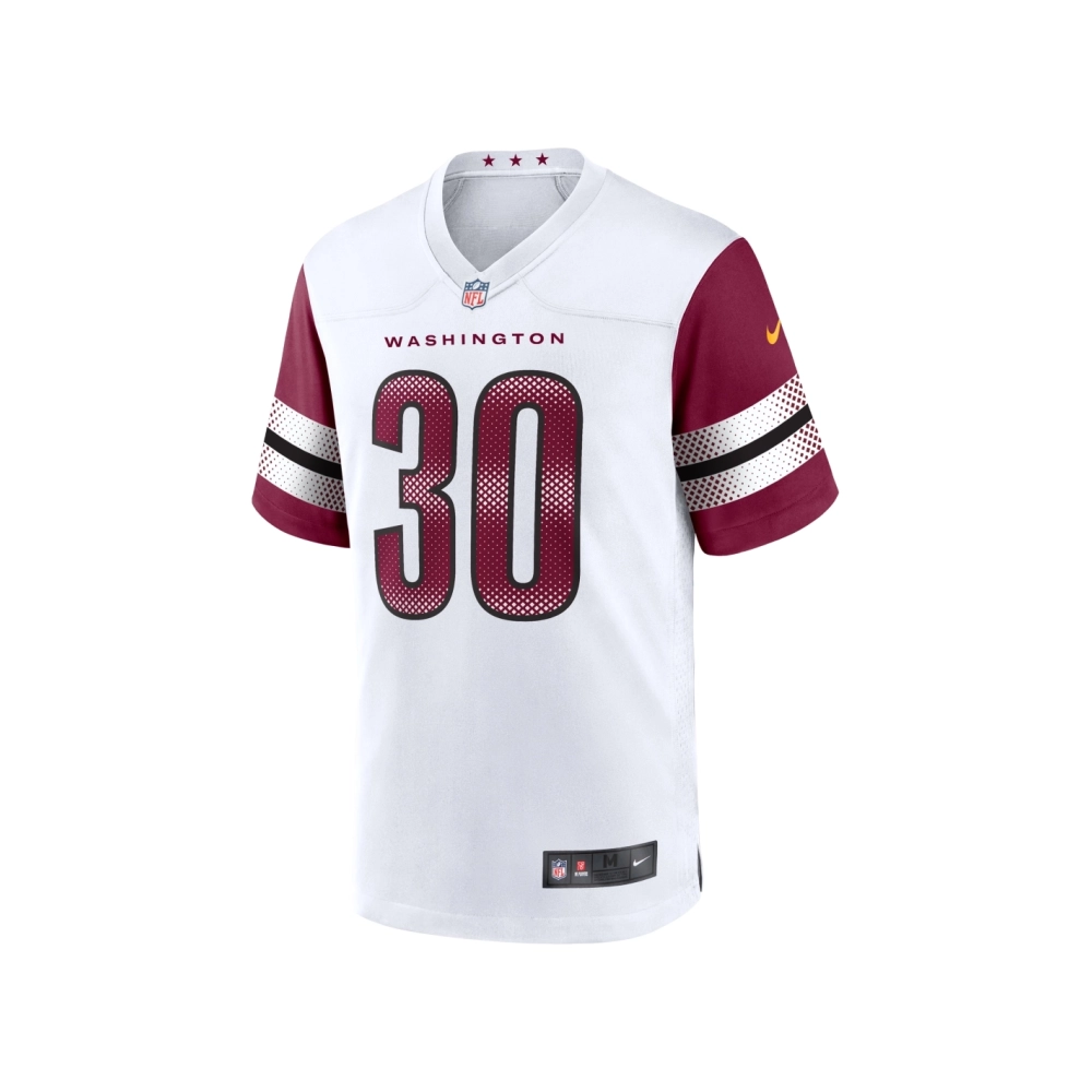 Mens Washington Commanders Austin Ekeler White Game Jersey