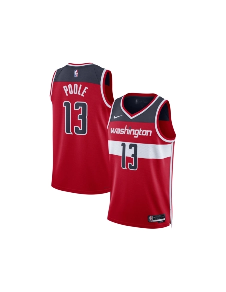 Unisex Washington Wizards Jordan Poole Red Swingman Jersey - Icon Edition