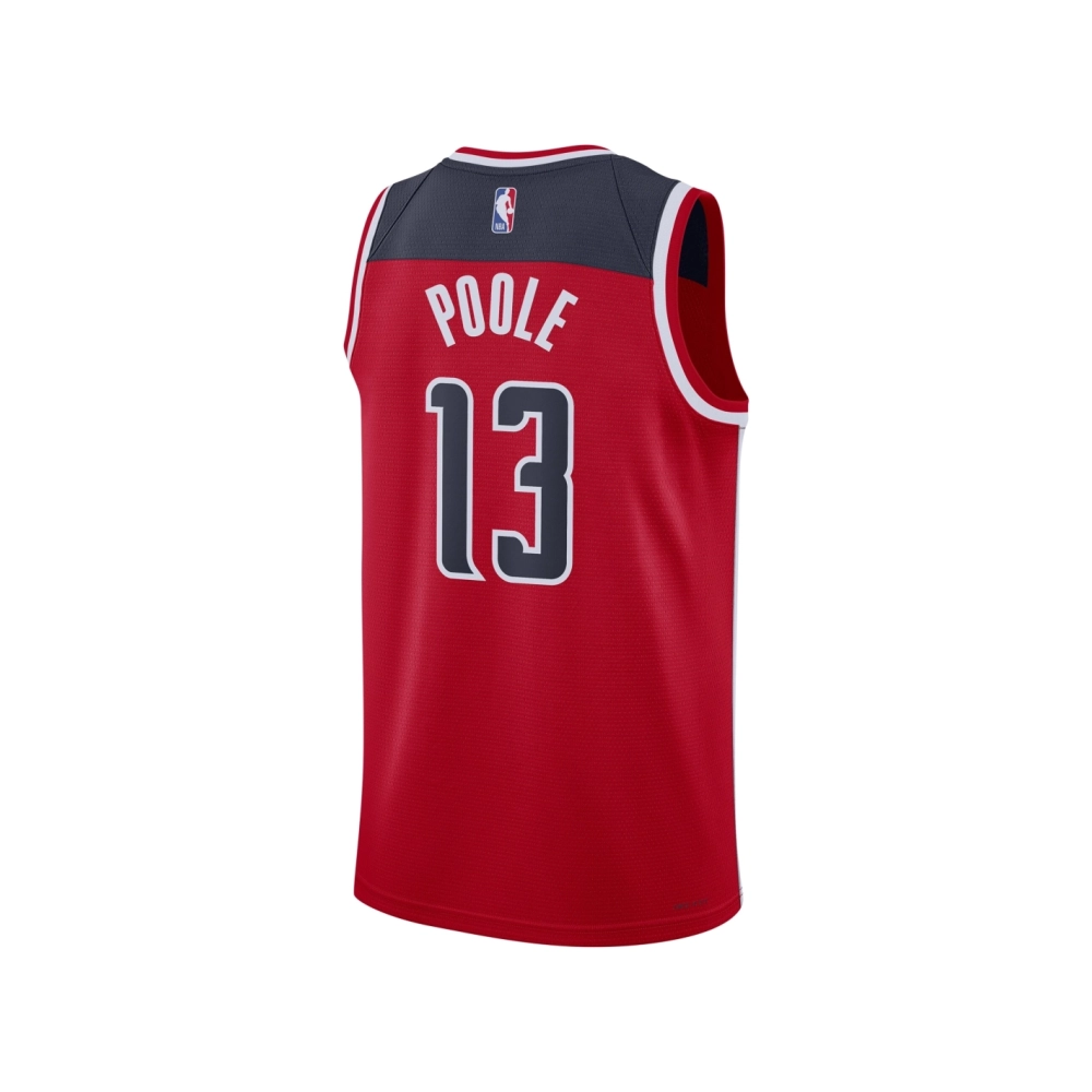 Unisex Washington Wizards Jordan Poole Red Swingman Jersey - Icon Edition