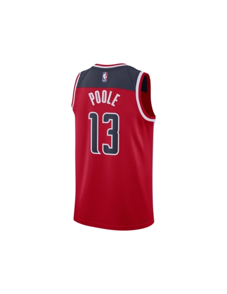 Unisex Washington Wizards Jordan Poole Red Swingman Jersey - Icon Edition