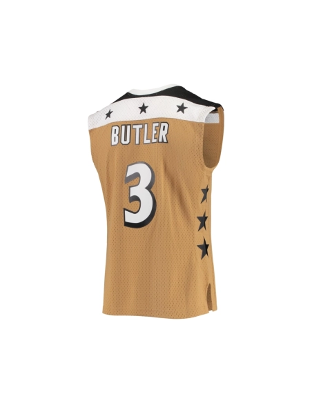 Mens Washington Wizards Caron Butler Gold 2001/02 Hardwood Classics Swingman Jersey