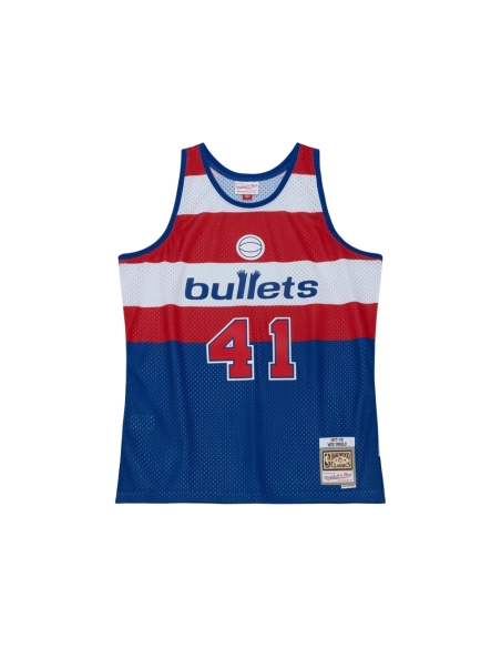 Mens Washington Bullets Wes Unseld Blue 1977/78 Hardwood Classics Swingman Jersey
