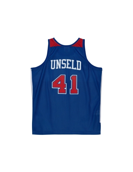 Mens Washington Bullets Wes Unseld Blue 1977/78 Hardwood Classics Swingman Jersey