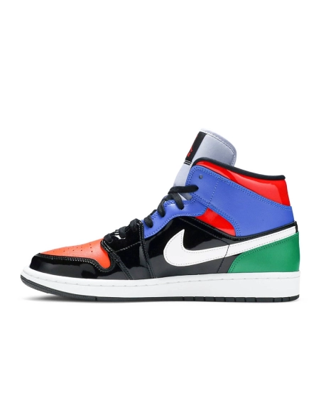 AIR JORDAN 1 MID SE MULTI PATENT CV5276 001,AIR JORDAN 1 MID,Air Jordan
