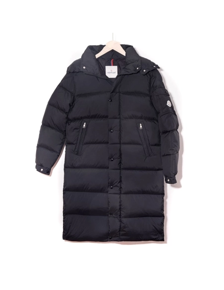 Moncler Hanoverian hooded long down jacket,Moncler