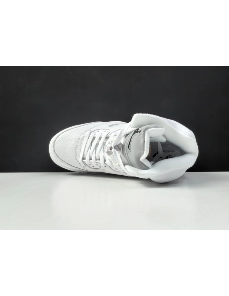 Air Jordan 5 White / Black / Metallic Silver 2026