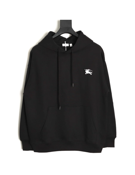 Burberry logo embroidered puff print hooded sweatshirt TSK1,Burberry