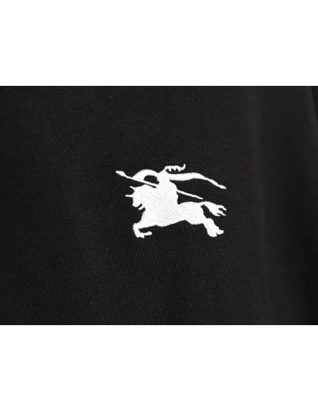 Burberry logo embroidered puff print hooded sweatshirt TSK1,Burberry