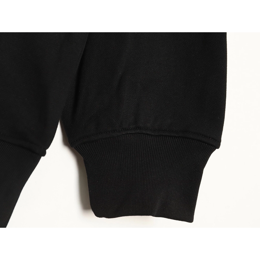 Prada Classic Collar Triangle Logo Nylon Kangaroo Pocket Hoodie TSK1,Prada