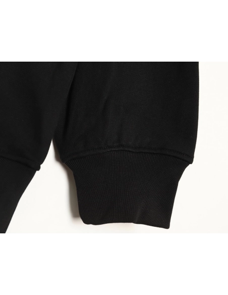 Prada Classic Collar Triangle Logo Nylon Kangaroo Pocket Hoodie TSK1,Prada