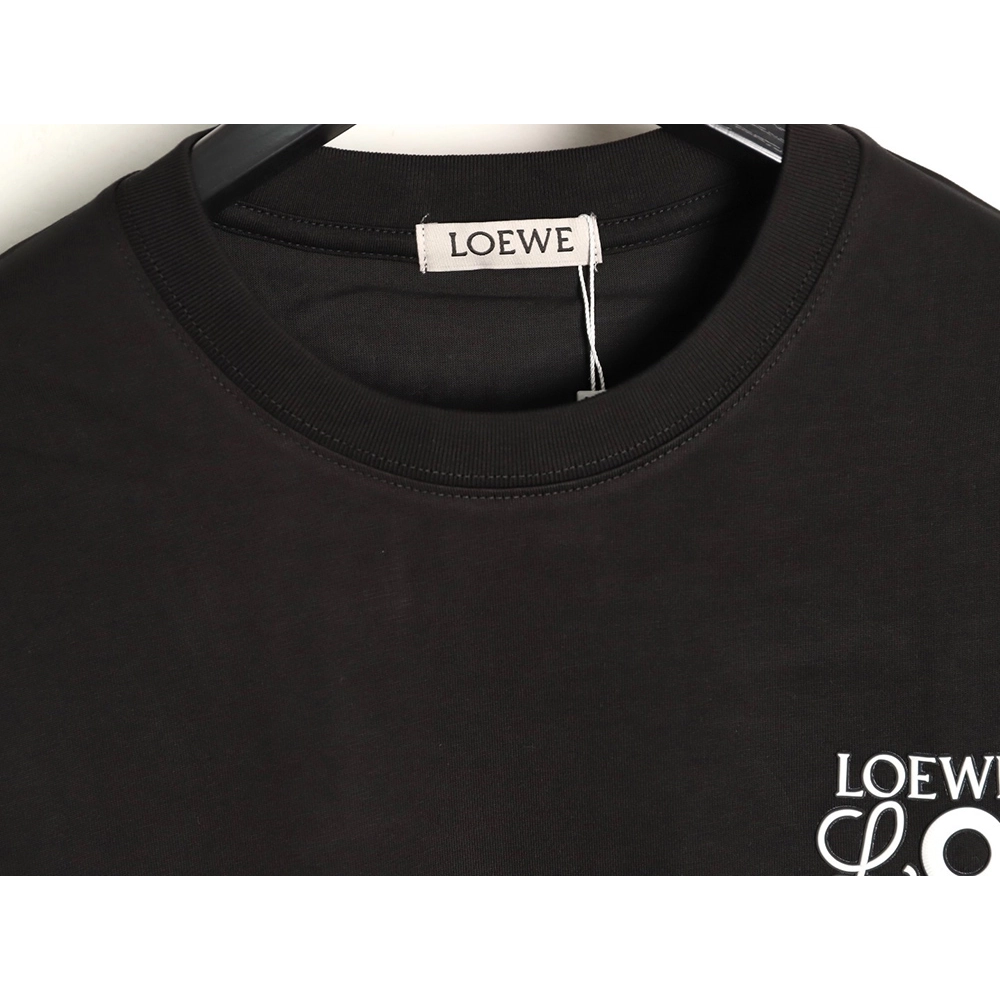 Loewe on co-branded logo embossed print long-sleeved T-shirt TSK1,Loewe