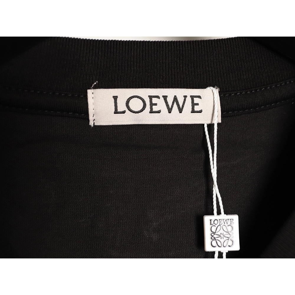 Loewe on co-branded logo embossed print long-sleeved T-shirt TSK1,Loewe