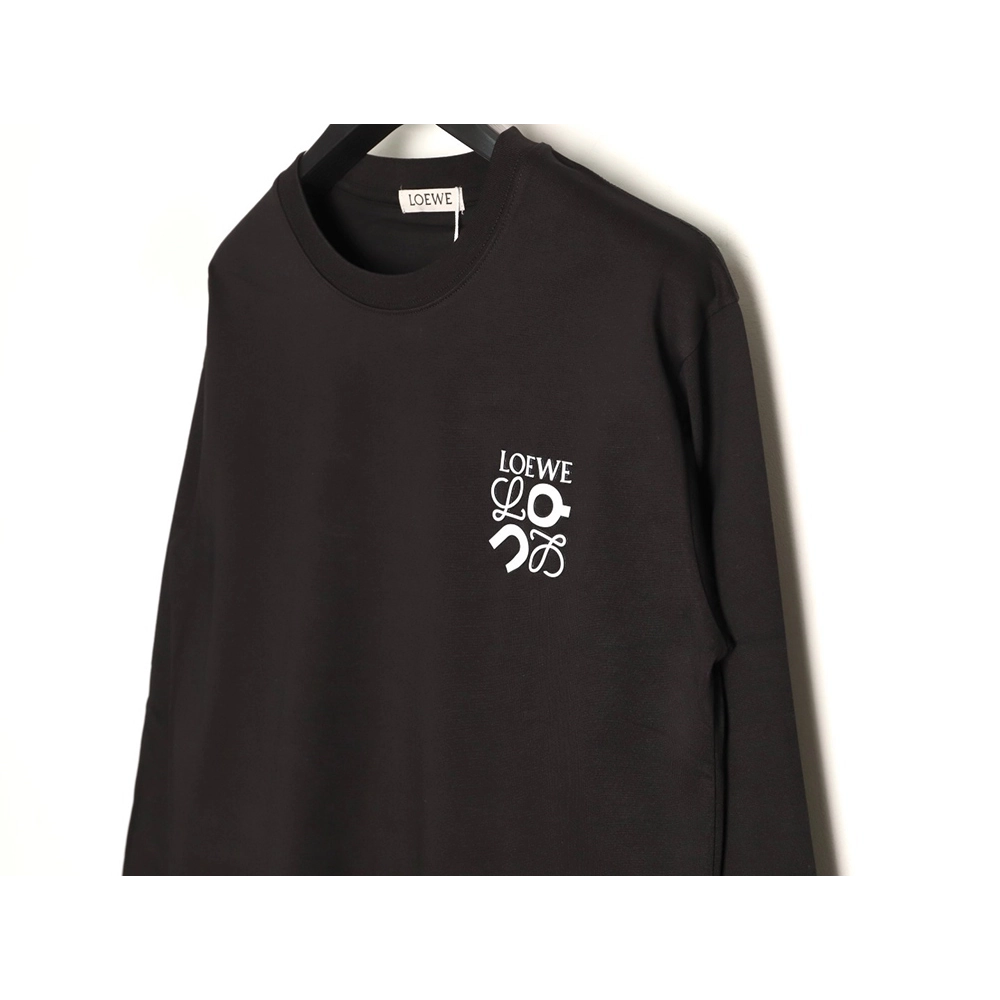 Loewe on co-branded logo embossed print long-sleeved T-shirt TSK1,Loewe
