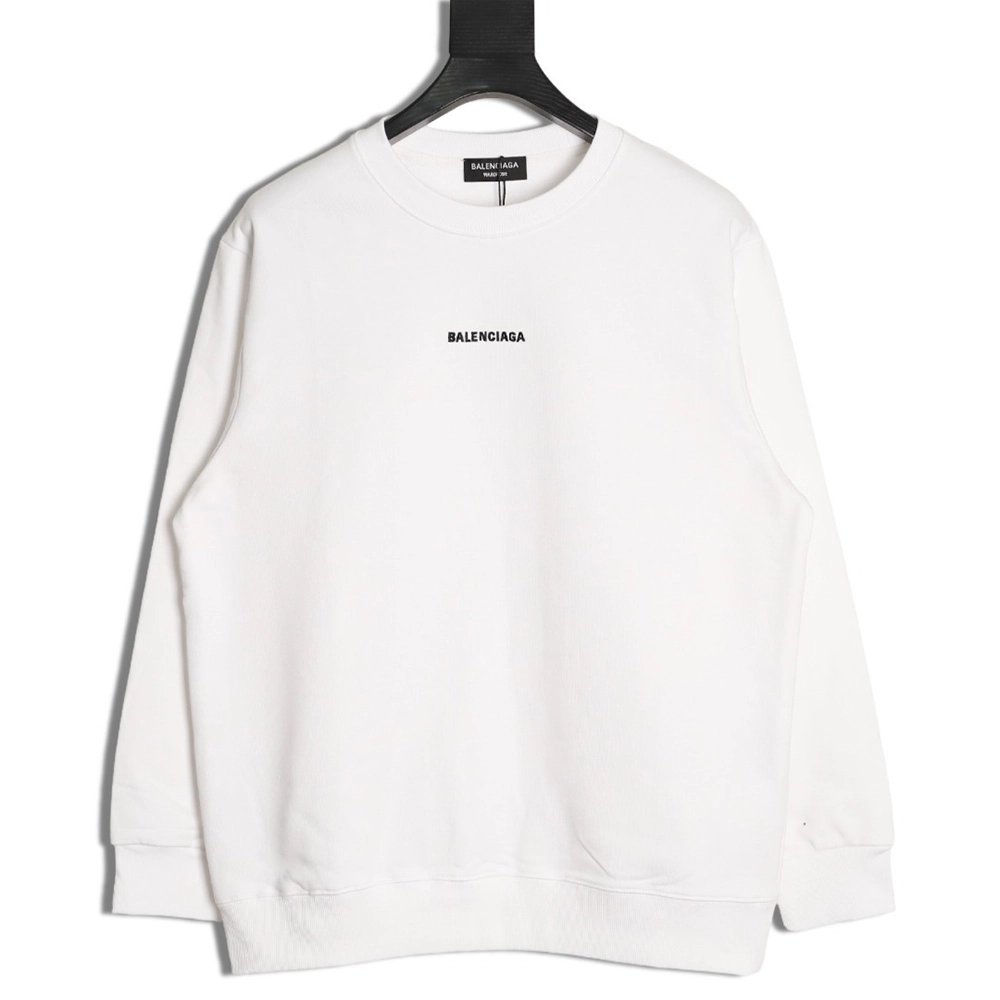 Balenciaga embroidered lettering crew neck sweatshirt,Balenciaga