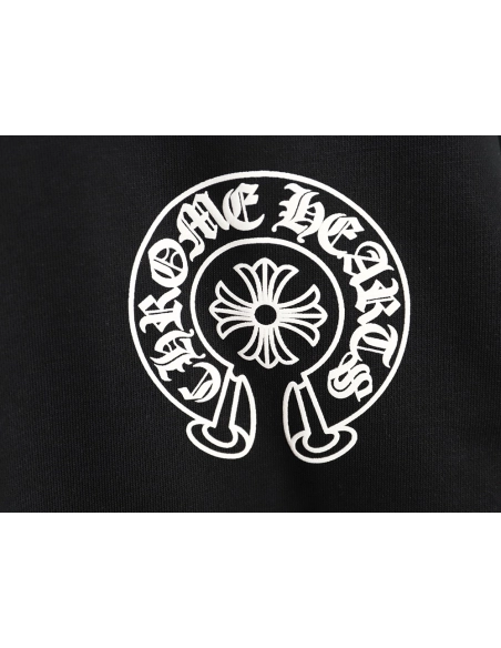 Chrome Hearts classic logo print crewneck sweatshirt TSK1,Chrome Hearts