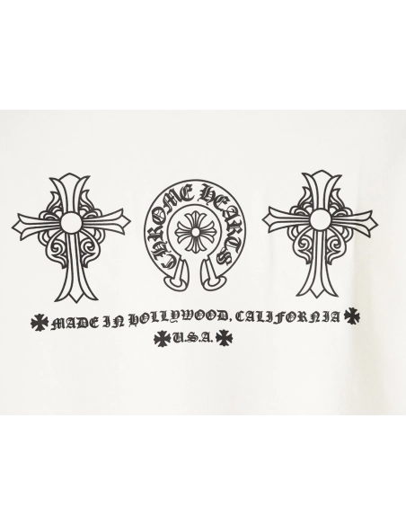 Chrome Hearts classic logo print crewneck sweatshirt,Chrome Hearts