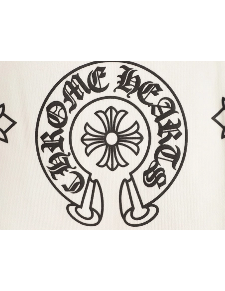 Chrome Hearts classic logo print crewneck sweatshirt,Chrome Hearts