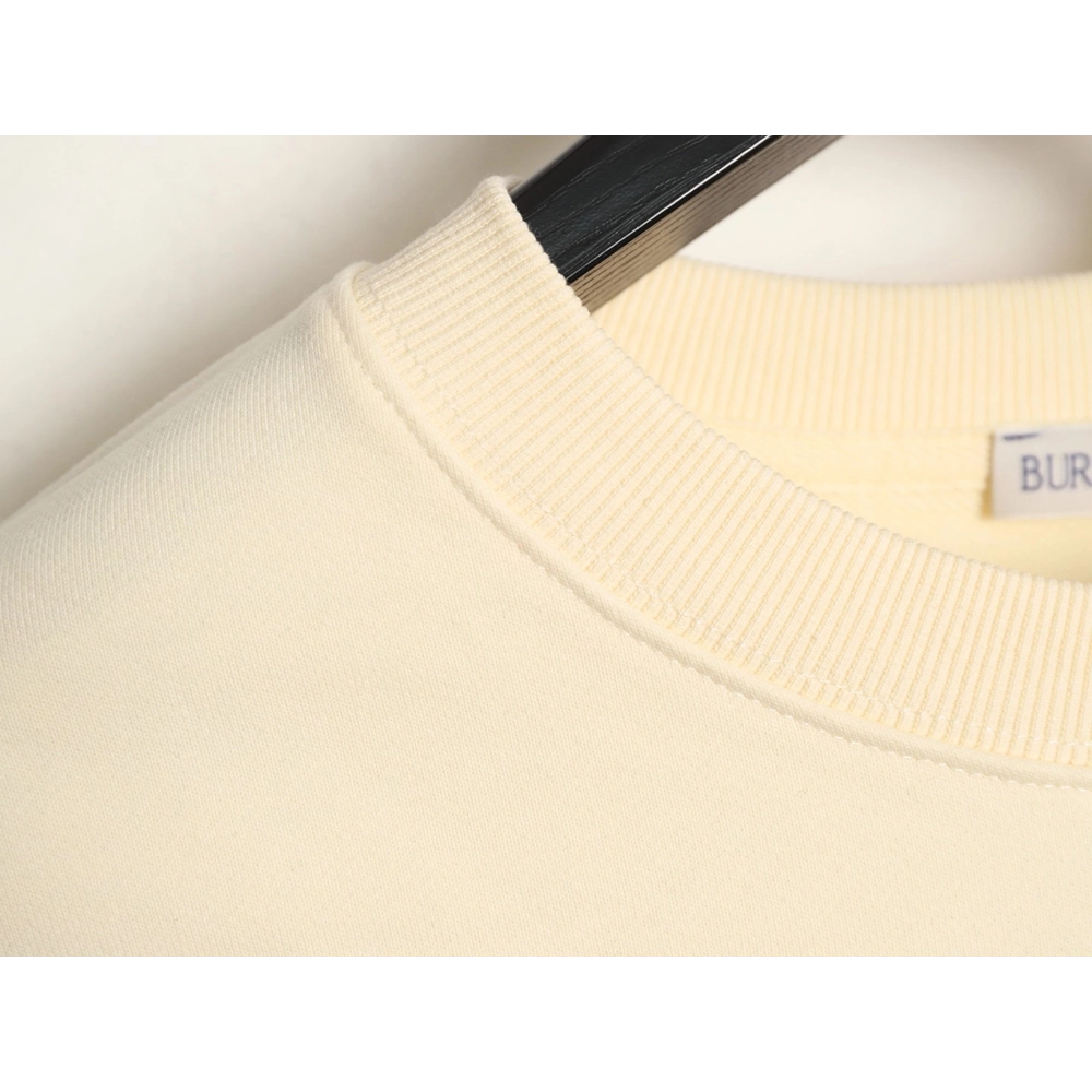 Burberry Check Patch Lettering Embroidered Crew Neck Sweatshirt,Burberry