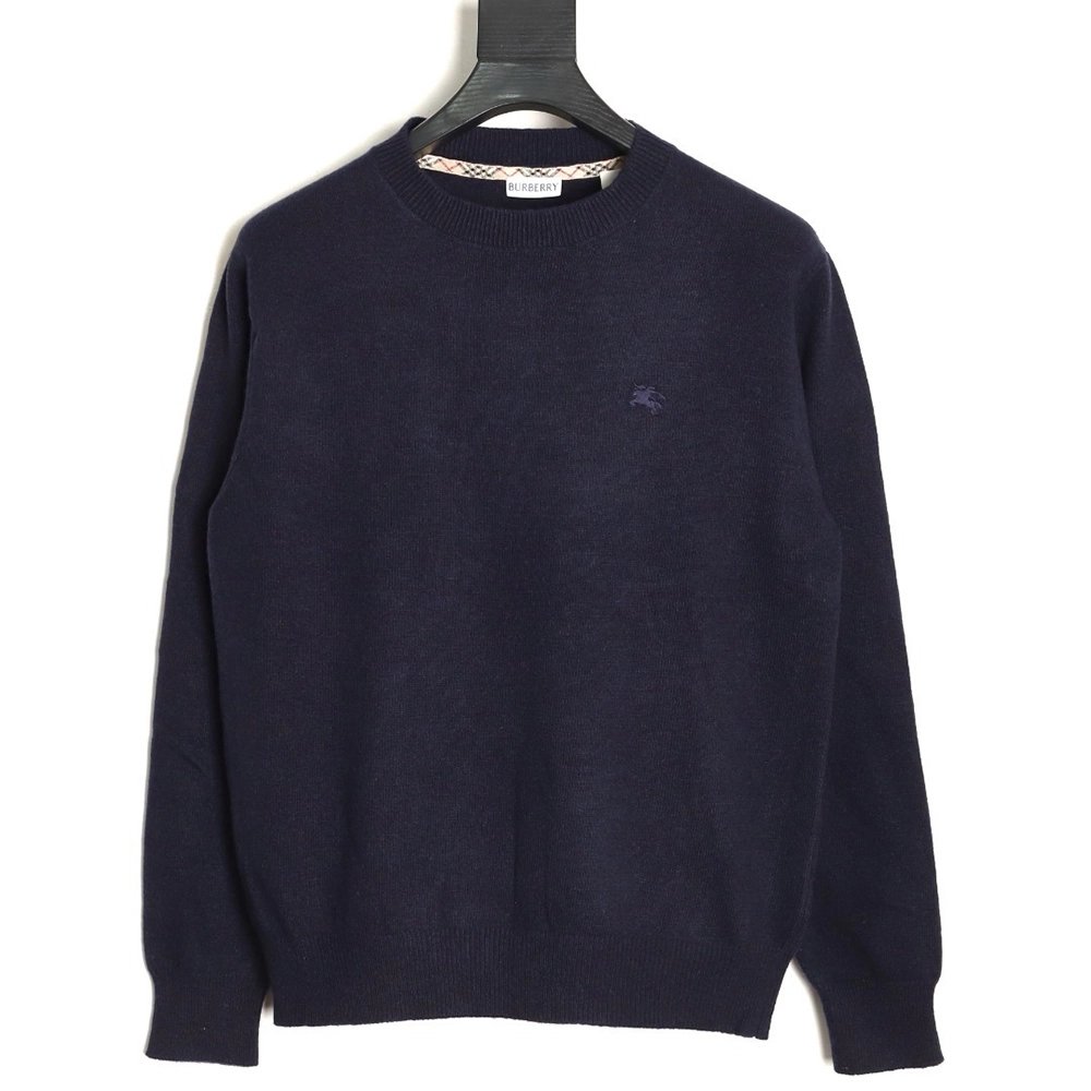 Burberry Warhorse embroidered crew neck knitted sweater TSK1,Burberry