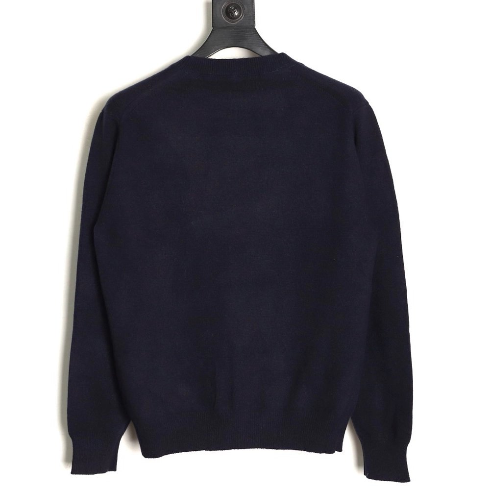 Burberry Warhorse embroidered crew neck knitted sweater TSK1,Burberry