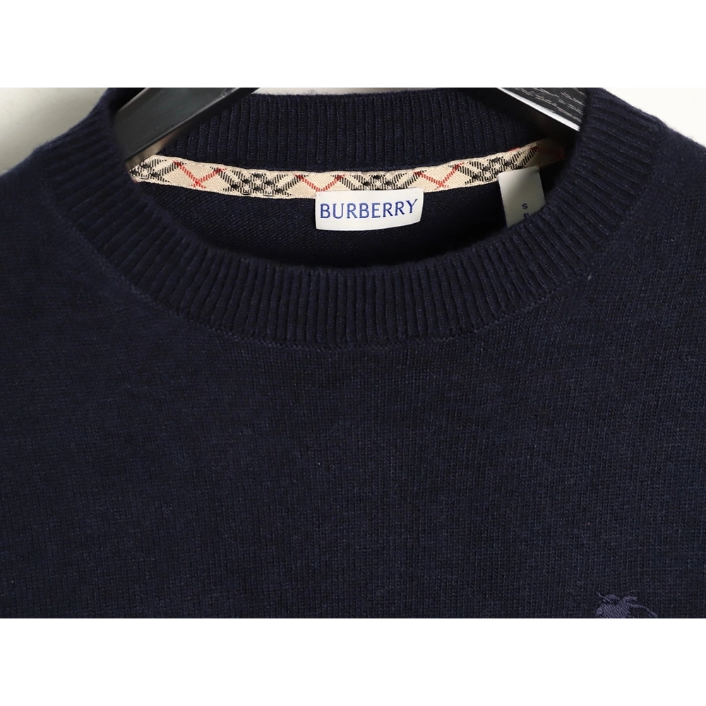 Burberry Warhorse embroidered crew neck knitted sweater TSK1,Burberry