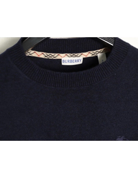 Burberry Warhorse embroidered crew neck knitted sweater TSK1,Burberry