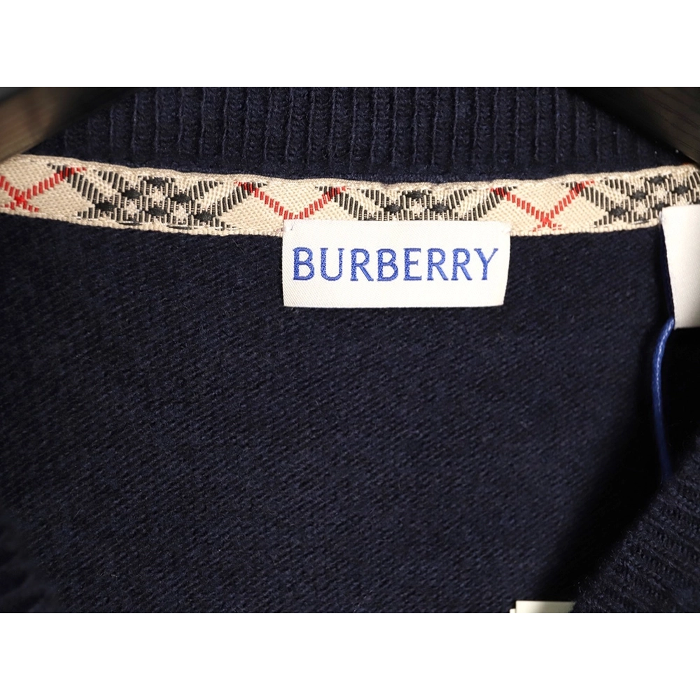 Burberry Warhorse embroidered crew neck knitted sweater TSK1,Burberry