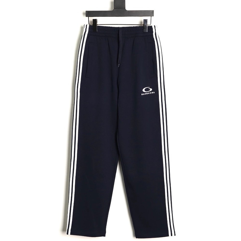 Balenciaga embroidered trim track pants,Balenciaga